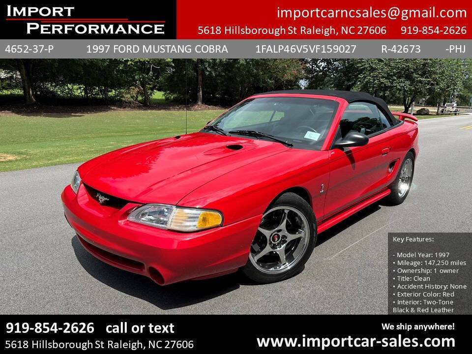 1997 Ford Mustang Cobra — Convertible — 147,250 mi — Raleigh, NC