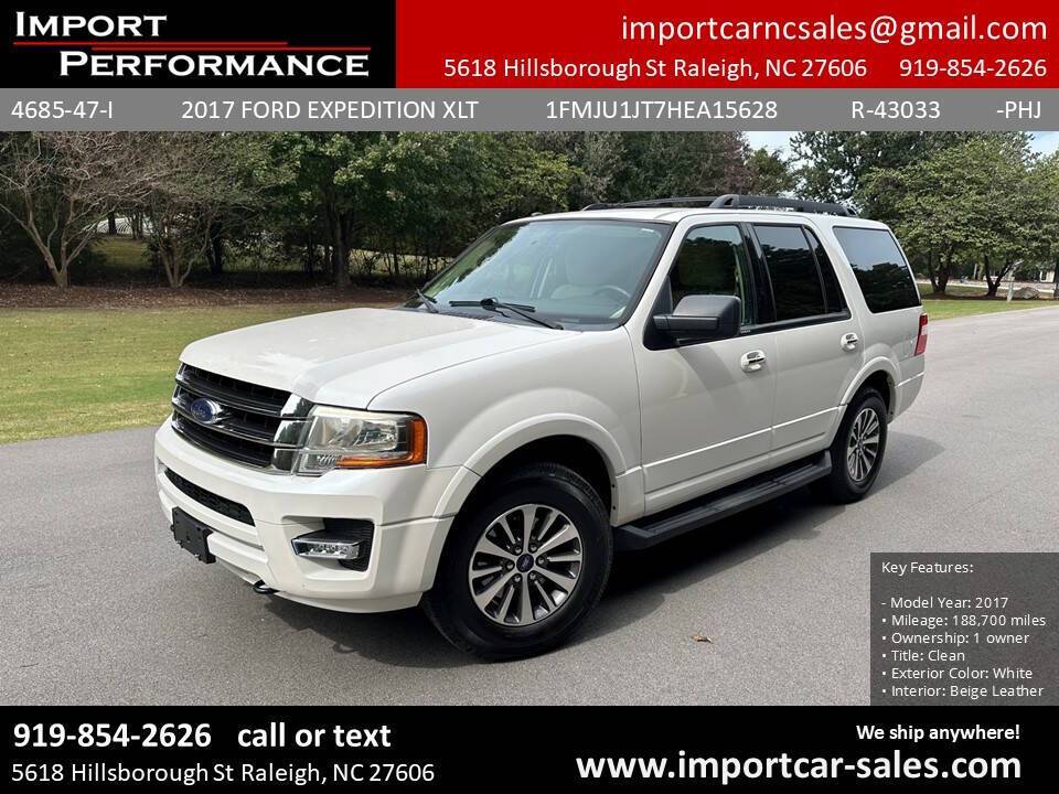 2017 Ford Expedition XLT — SUV — 188,700 mi — Raleigh, NC