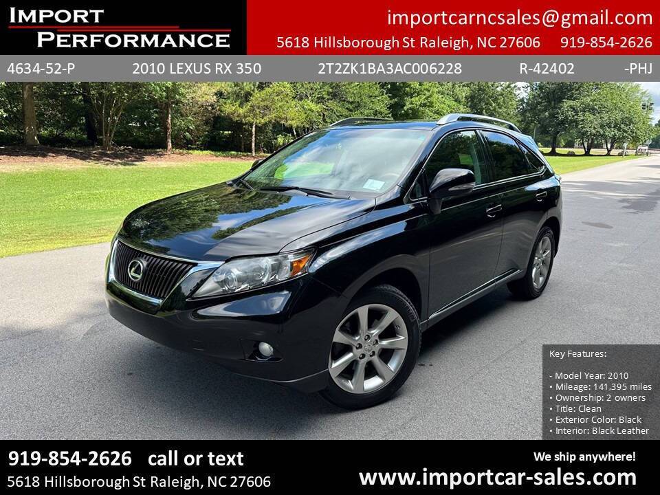 2010 Lexus RX RX 350 — SUV — 141,395 mi — Raleigh, NC