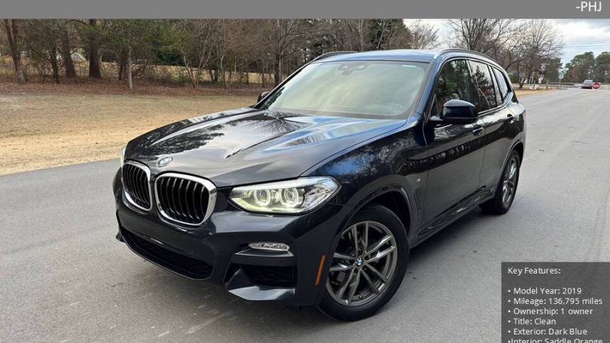 2019 BMW X3 30i — SUV — 137,300 mi — Raleigh, NC