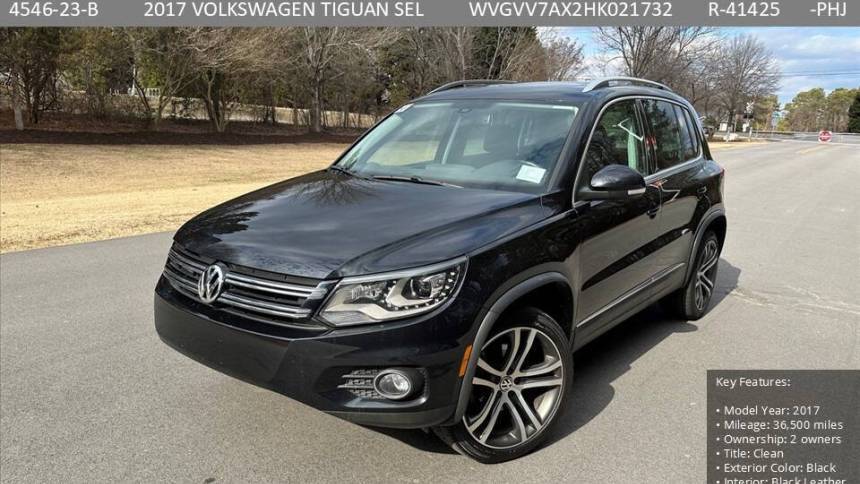 2017 Volkswagen Tiguan SEL — SUV — 36,500 mi — Raleigh, NC