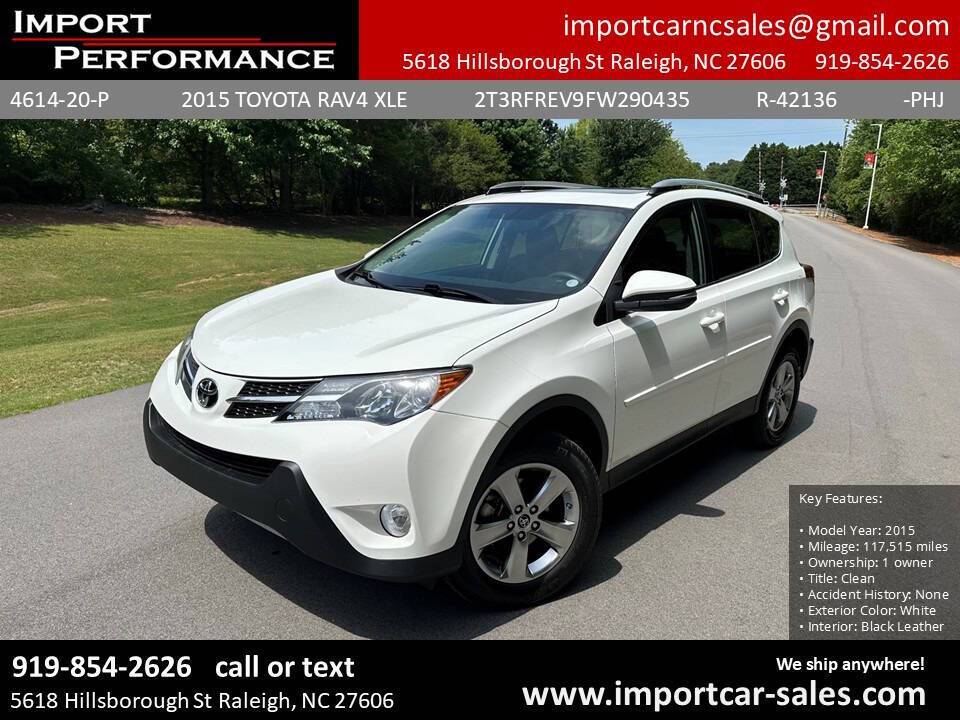 2015 Toyota RAV4 XLE — SUV — 117,515 mi — Raleigh, NC