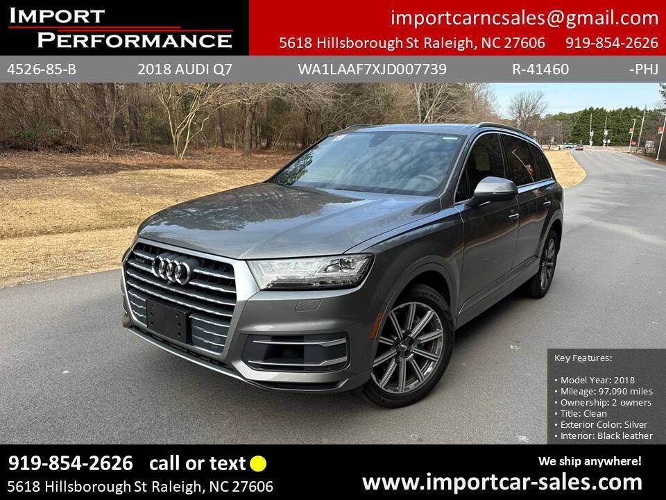 2018 Audi Q7 Premium Plus — SUV — 97,090 mi — Raleigh, NC