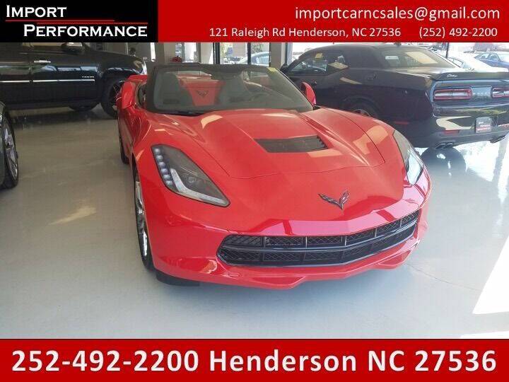 2017 Chevrolet Corvette Stingray