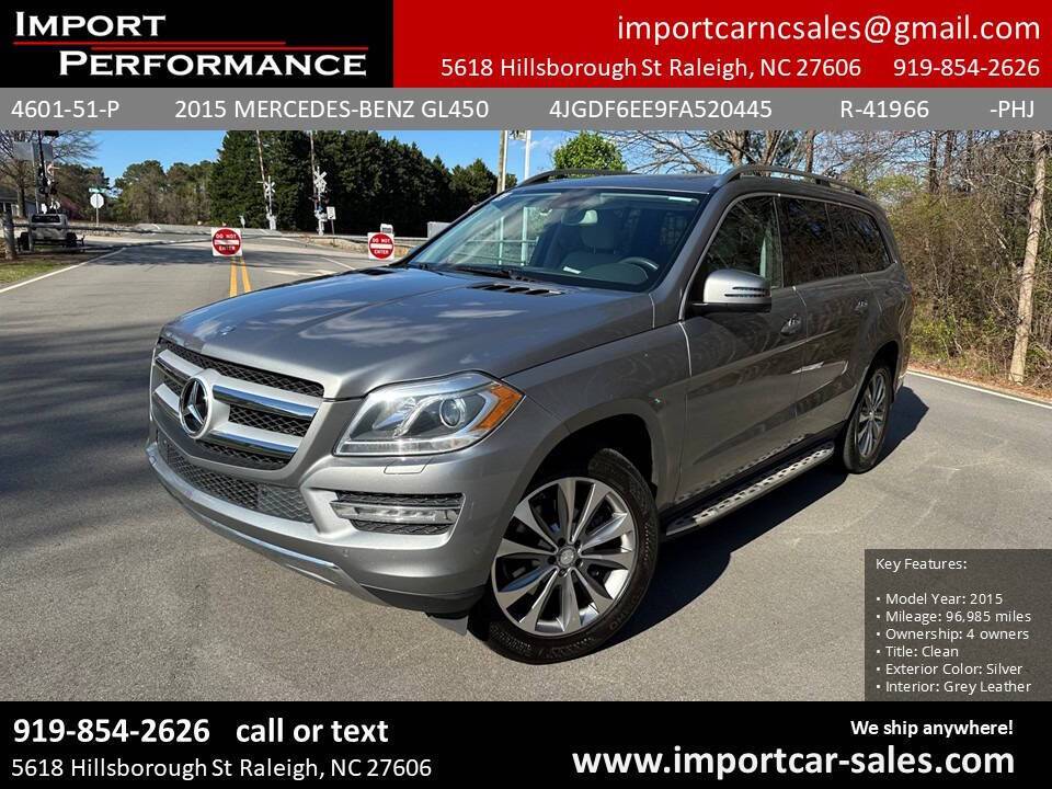 2015 Mercedes-Benz GL GL 450 — SUV — 97,300 mi — Raleigh, NC