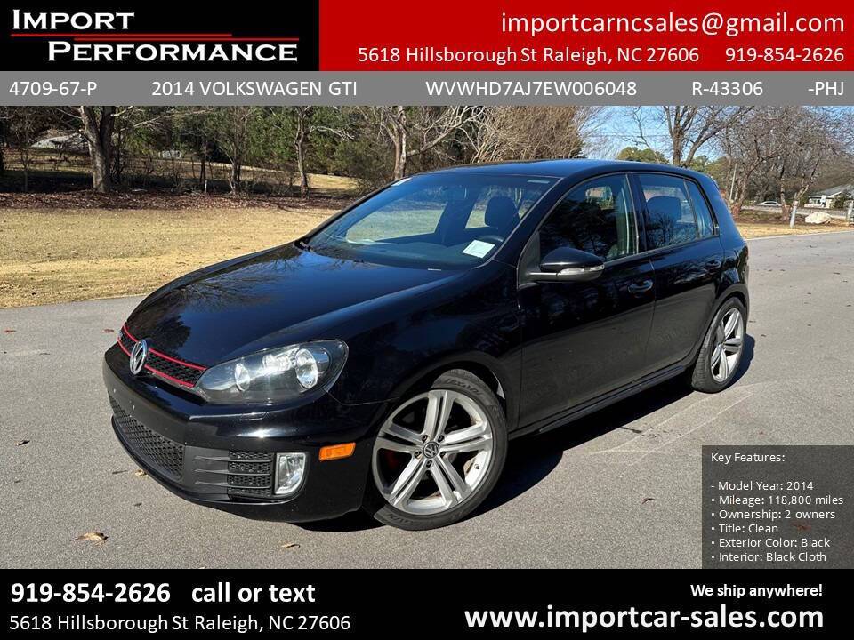 2014 Volkswagen Golf GTI Wolfsburg Edition — Hatchback — 118,800 mi — Raleigh, NC