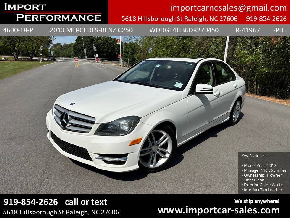 2013 Mercedes-Benz C-Class C 250 — Sedan — 110,355 mi — Raleigh, NC