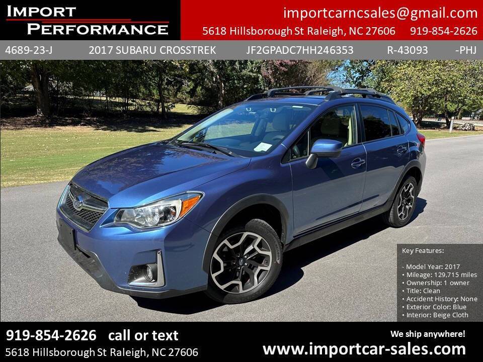 2017 Subaru Crosstrek Premium — SUV — 129,715 mi — Raleigh, NC