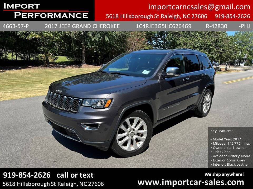 2017 Jeep Grand Cherokee Limited — SUV — 145,775 mi — Raleigh, NC