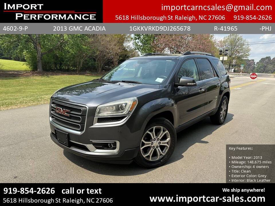2013 GMC Acadia SLT — SUV — 148,675 mi — Raleigh, NC