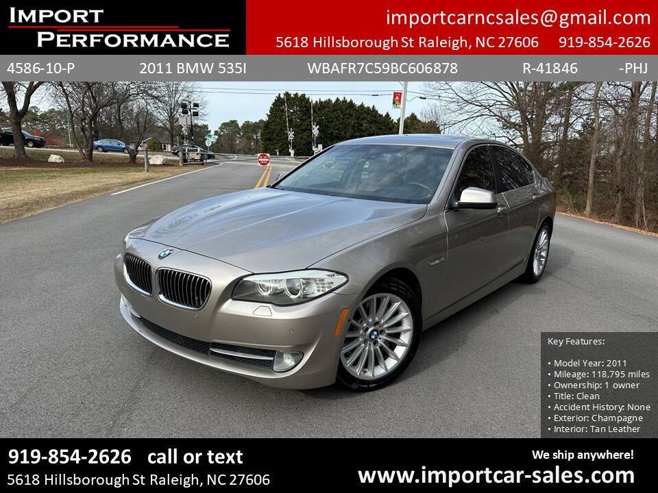 2011 BMW 5 Series 535i — Sedan — 118,795 mi — Raleigh, NC