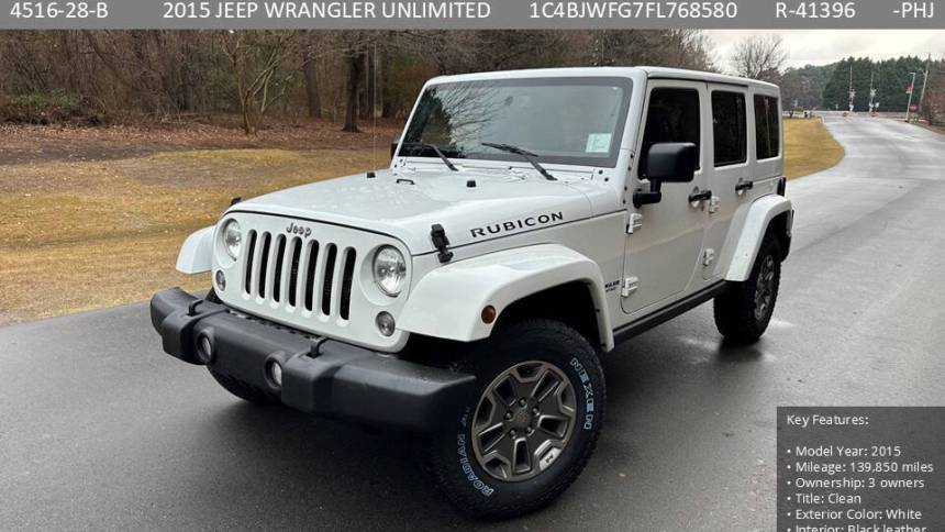 2015 Jeep Wrangler Rubicon — SUV — 140,200 mi — Raleigh, NC
