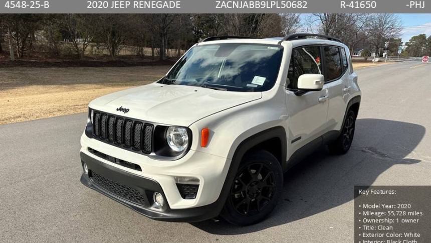 2020 Jeep Renegade Altitude — SUV — 55,728 mi — Raleigh, NC