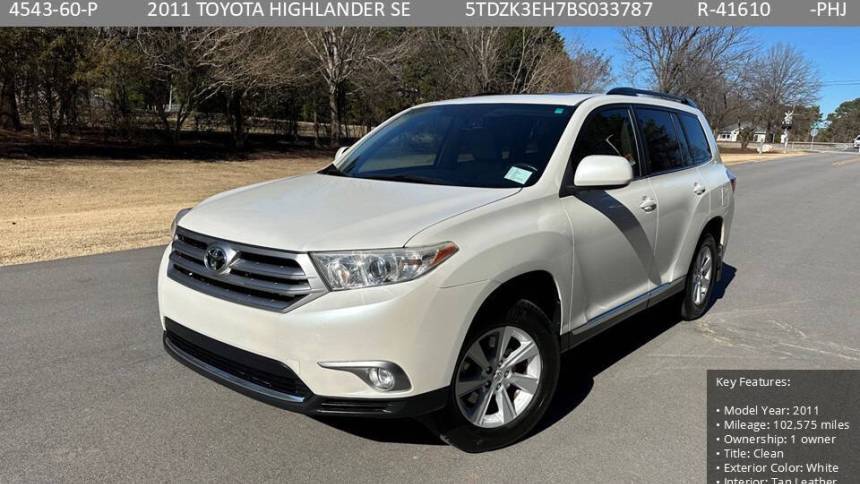 2011 Toyota Highlander SE V6 — SUV — 102,800 mi — Raleigh, NC