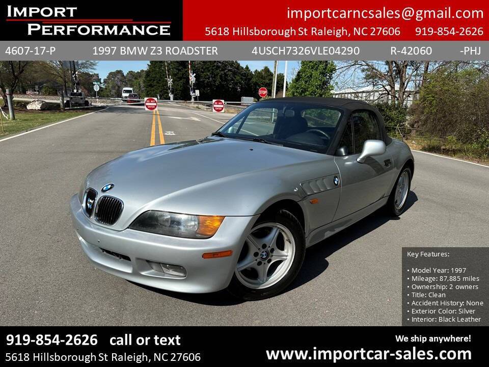 1997 BMW Z3 Roadster 1.9 — Convertible — 87,885 mi — Raleigh, NC
