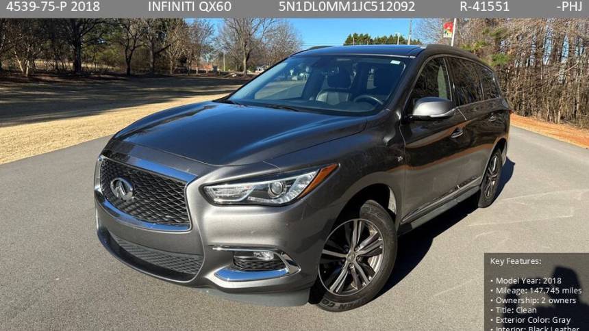 2018 INFINITI QX60 3.5 — SUV — 147,950 mi — Raleigh, NC