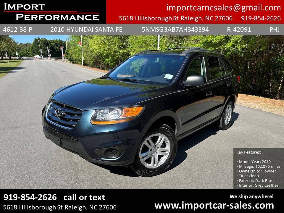 2010 Hyundai Santa Fe GLS — SUV — 102,875 mi — Raleigh, NC