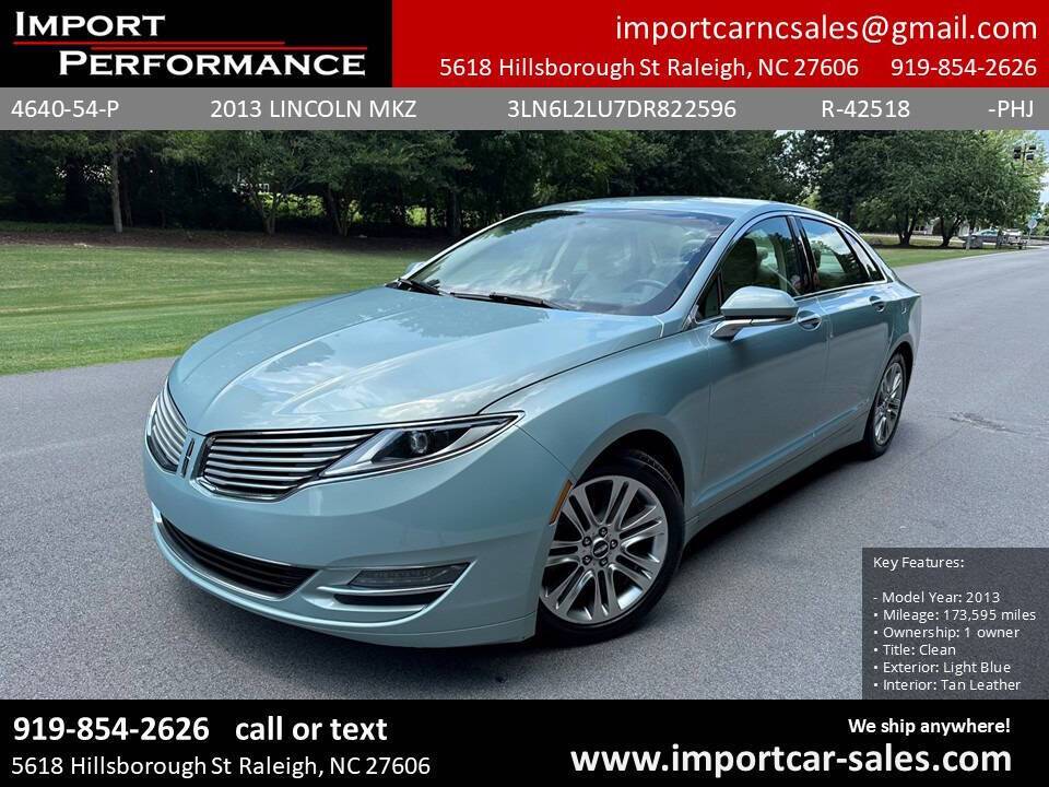 2013 Lincoln MKZ Hybrid — Sedan — 173,595 mi — Raleigh, NC