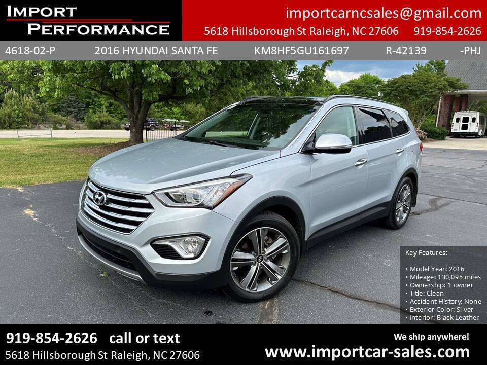 2016 Hyundai Santa Fe Limited — SUV — 130,095 mi — Raleigh, NC