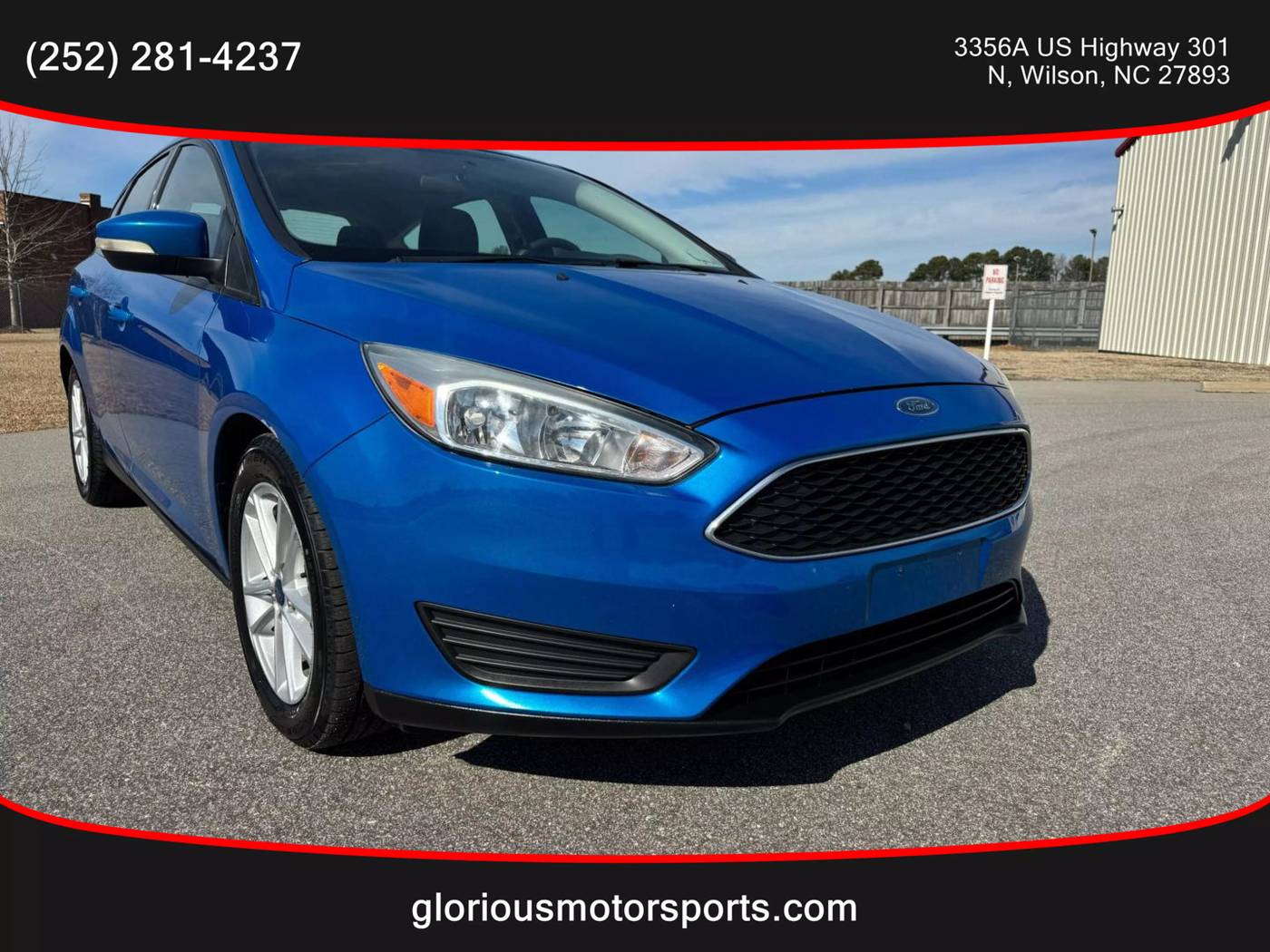 2017 Ford Focus SE — Hatchback — 93,859 mi — Wilson, NC