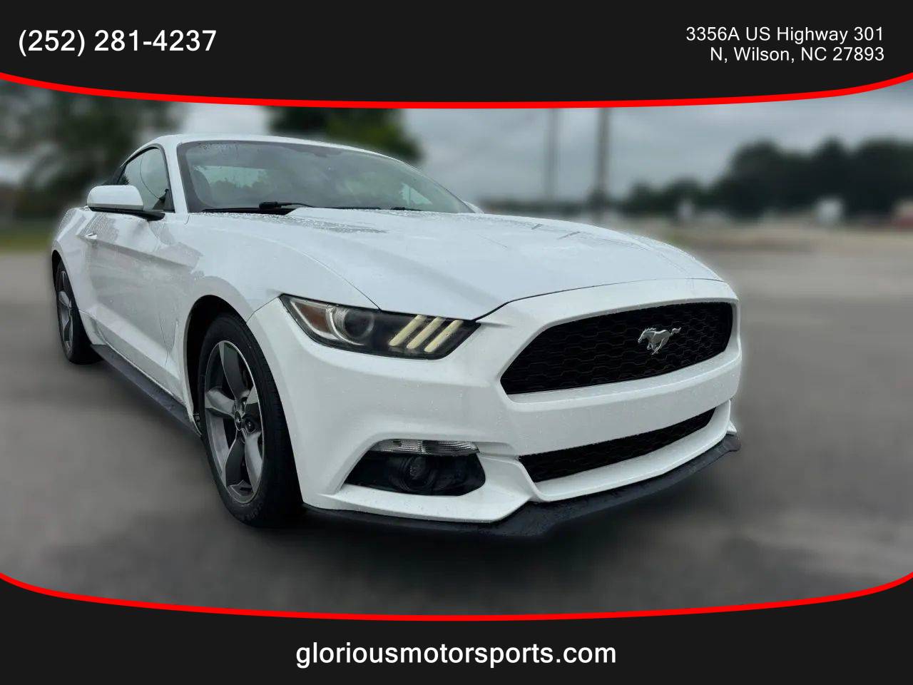 2016 Ford Mustang EcoBoost — Coupe — 119,825 mi — Wilson, NC