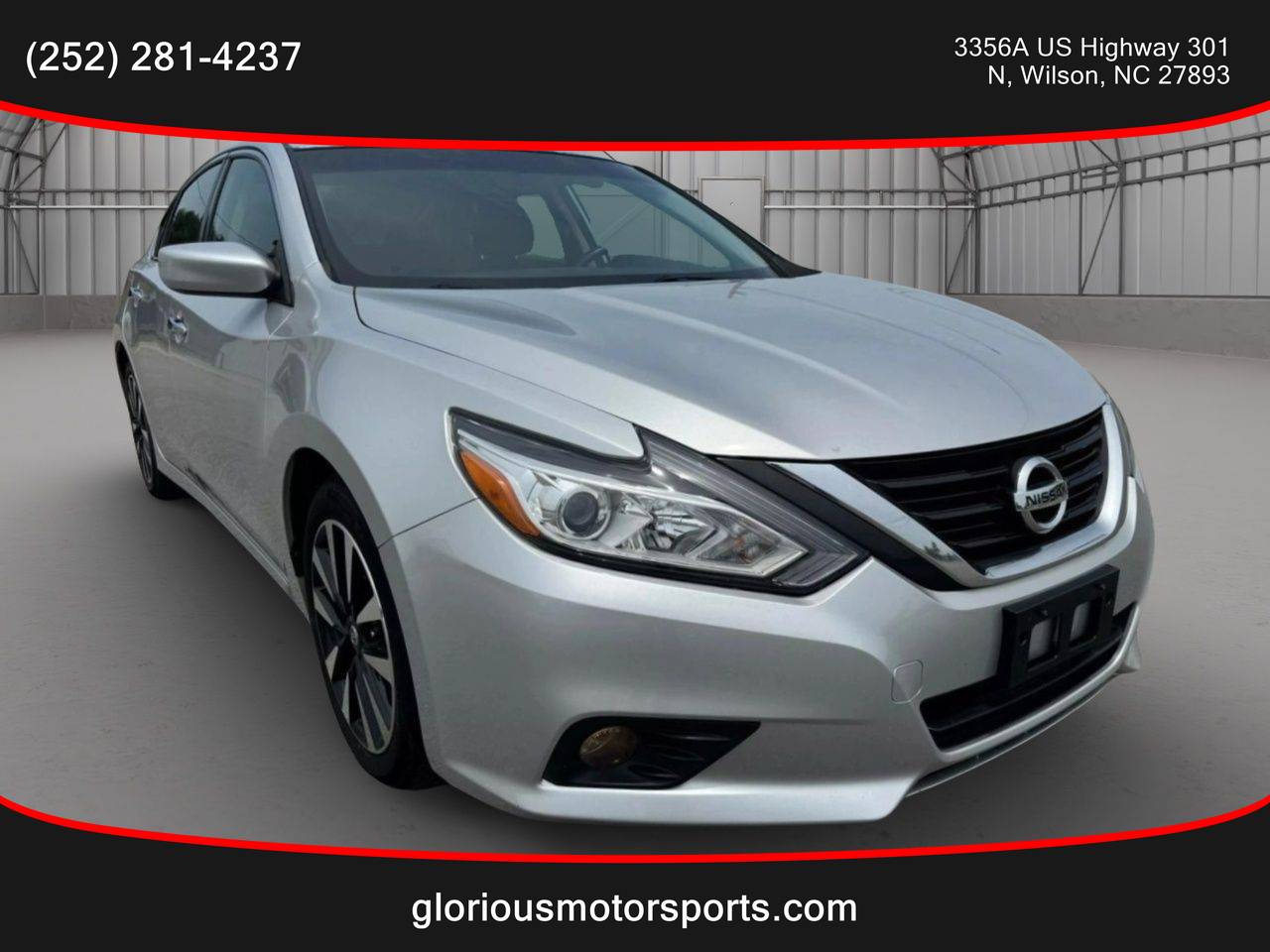 2018 Nissan Altima 2.5 SV — Sedan — 139,697 mi — Wilson, NC