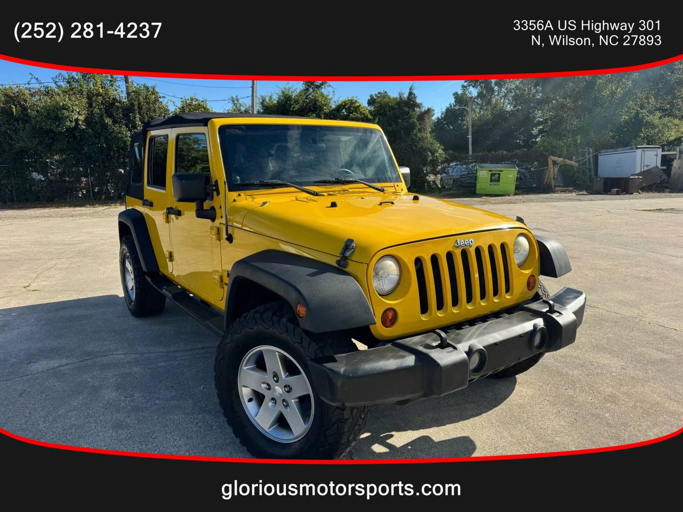 2009 Jeep Wrangler X — SUV — 115,507 mi — Wilson, NC