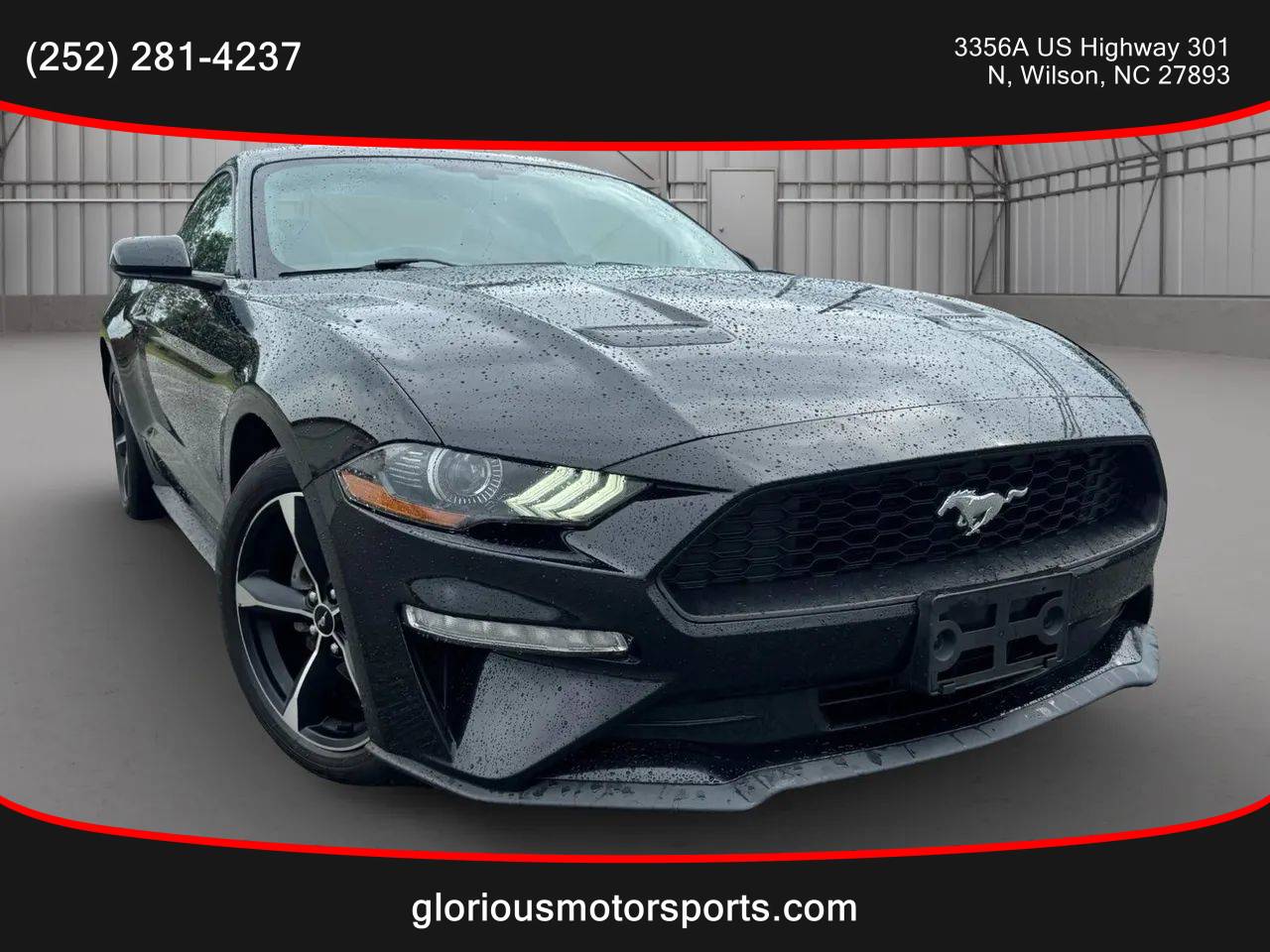 2018 Ford Mustang EcoBoost — Coupe — 92,502 mi — Wilson, NC