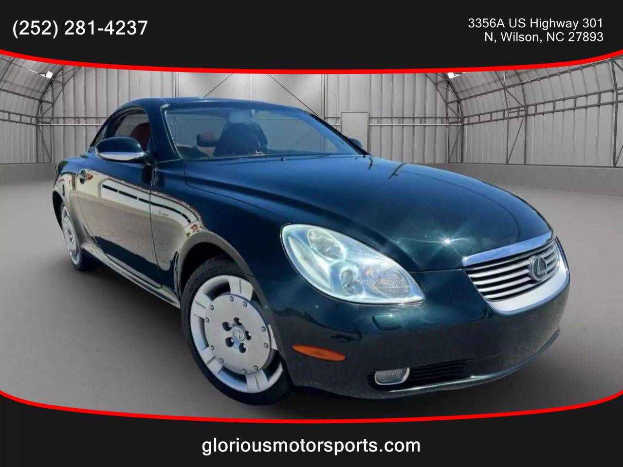 2003 Lexus SC SC 430 — Convertible — 70,490 mi — Wilson, NC