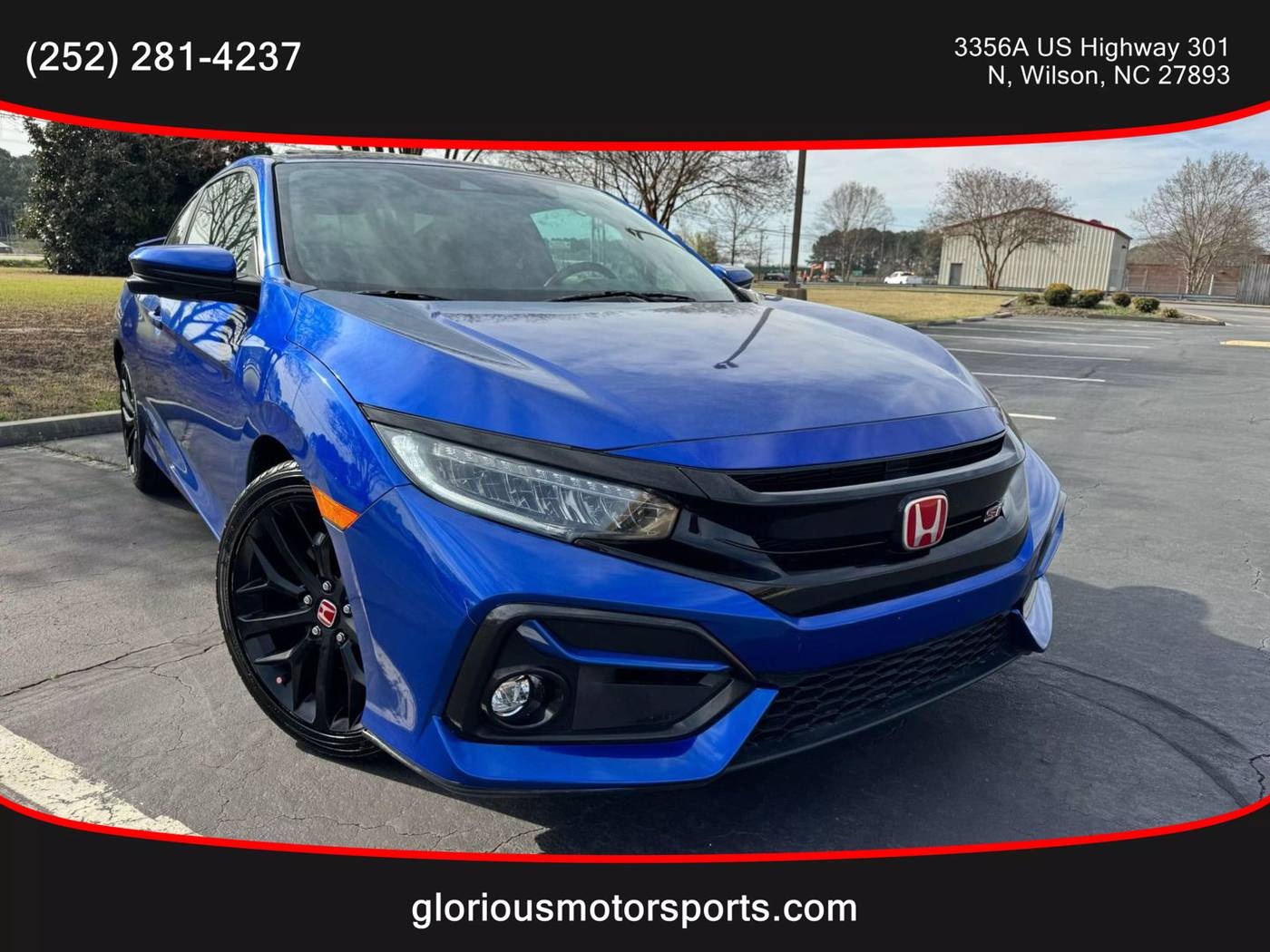 2020 Honda Civic Si — Coupe — 57,833 mi — Wilson, NC