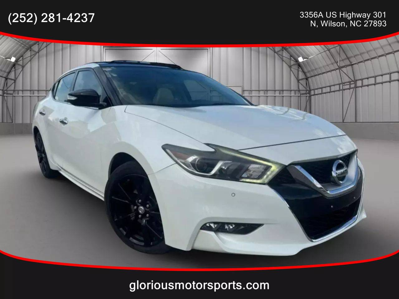 2016 Nissan Maxima SL — Sedan — 104,990 mi — Wilson, NC
