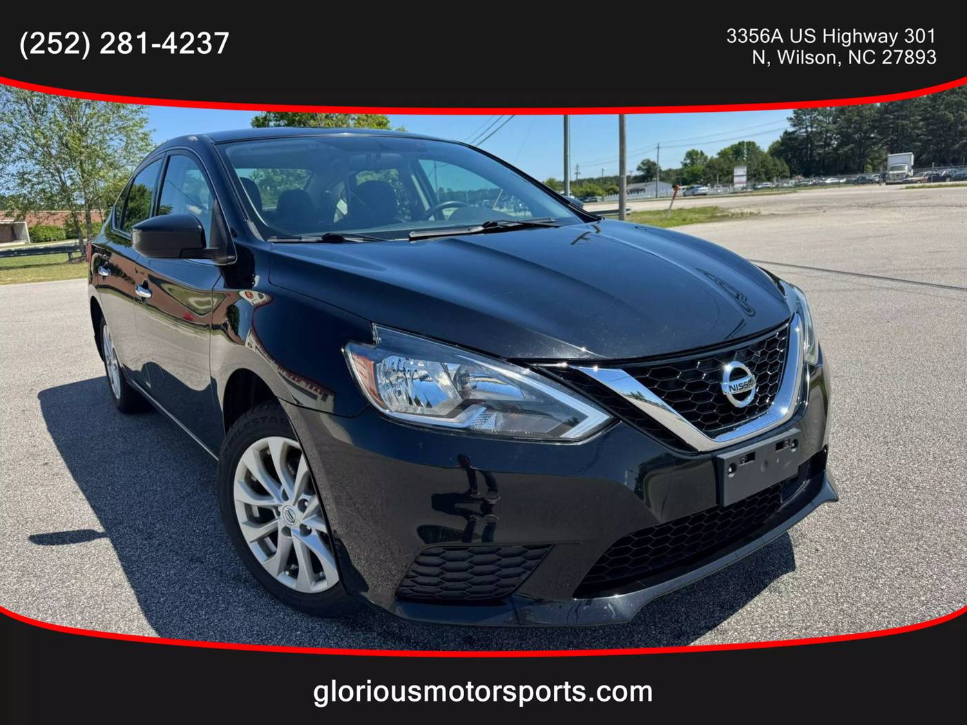2019 Nissan Sentra SV — Sedan — 79,574 mi — Wilson, NC