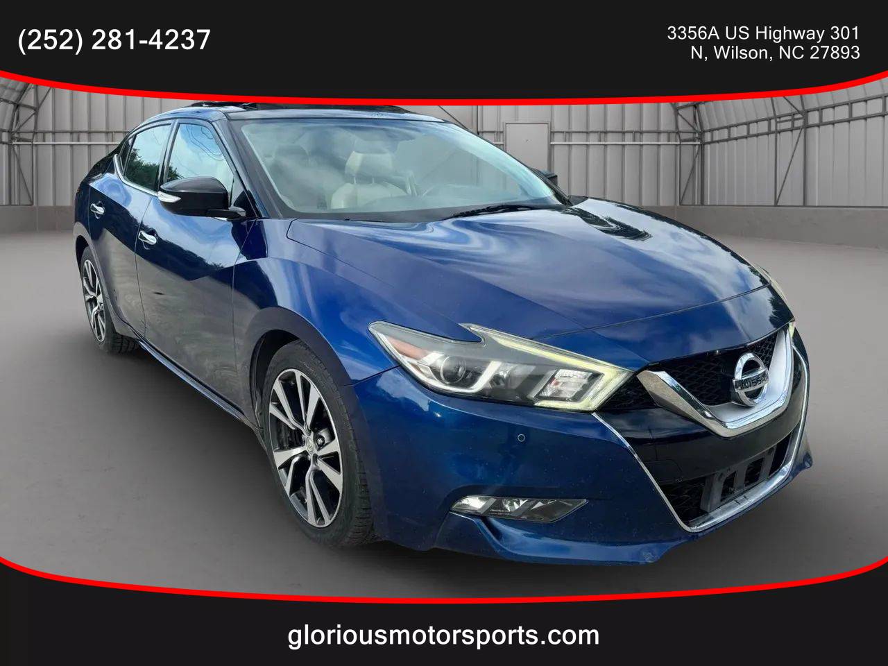 2016 Nissan Maxima SL — Sedan — 131,386 mi — Wilson, NC