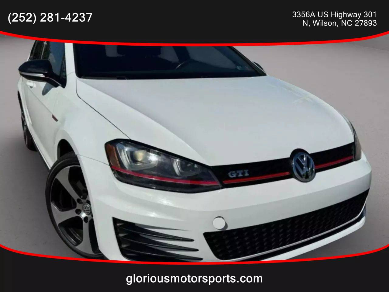 2017 Volkswagen Golf GTI Sport — Hatchback — 91,605 mi — Wilson, NC