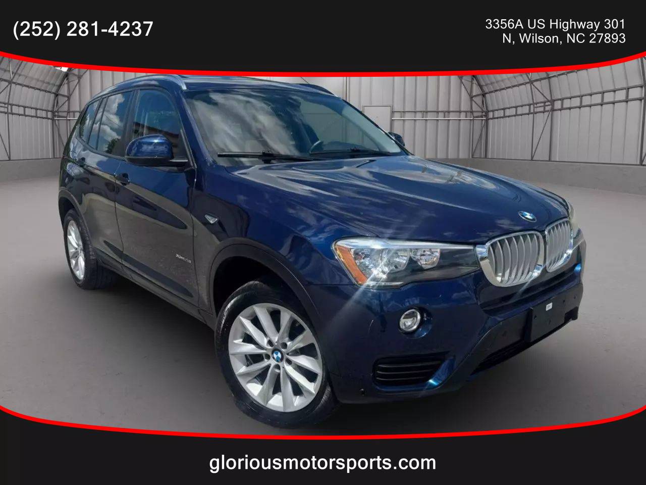 2017 BMW X3 28i — SUV — 90,632 mi — Wilson, NC