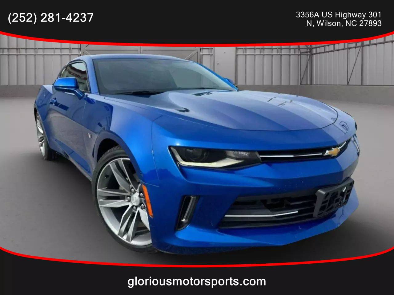 2016 Chevrolet Camaro 2LT — Coupe — 30,807 mi — Wilson, NC