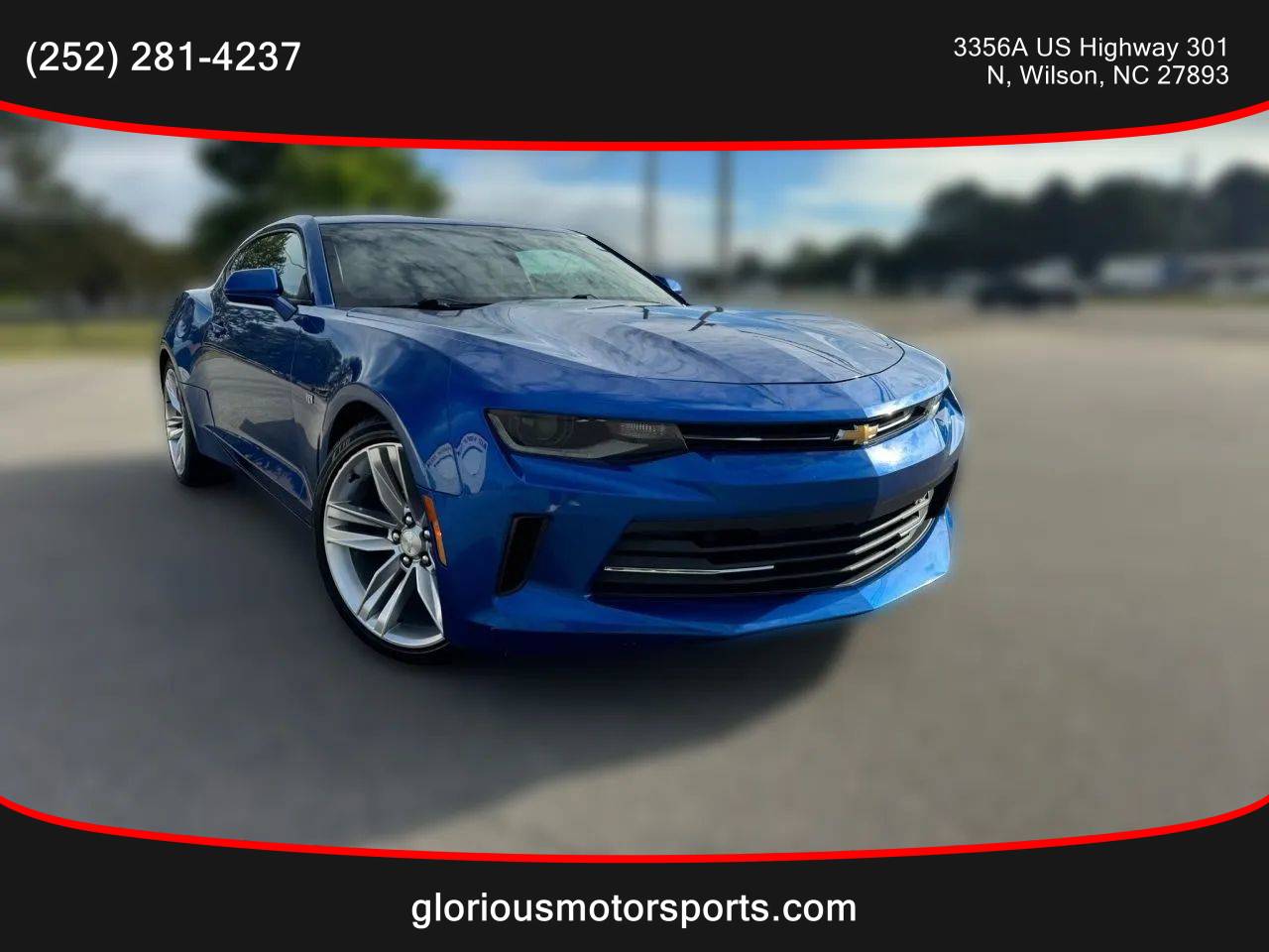 2017 Chevrolet Camaro 1LT — Coupe — 75,927 mi — Wilson, NC