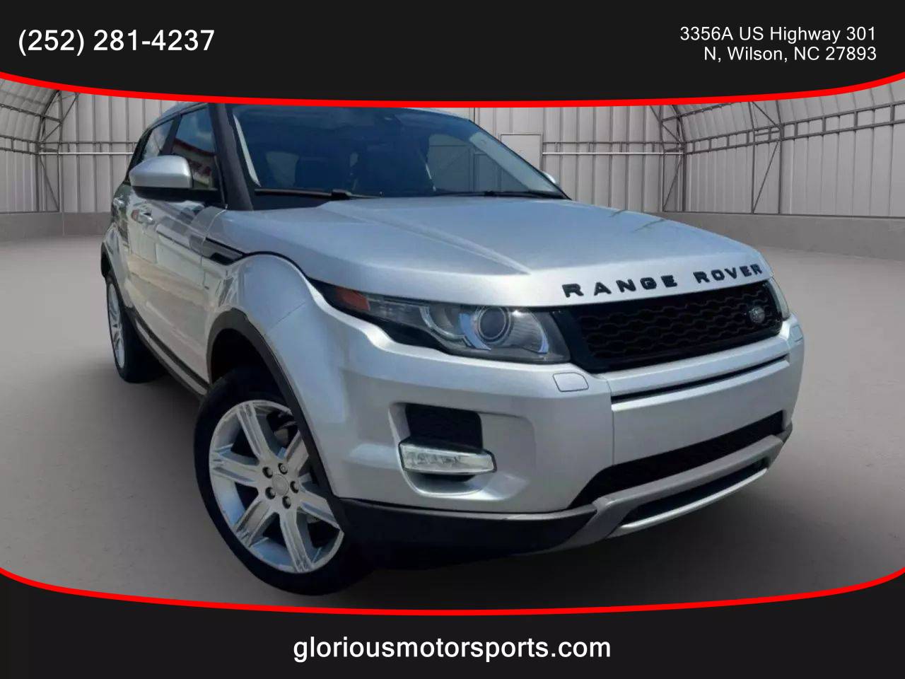 2015 Land Rover Range Rover Evoque Pure Plus — SUV — 104,921 mi — Wilson, NC