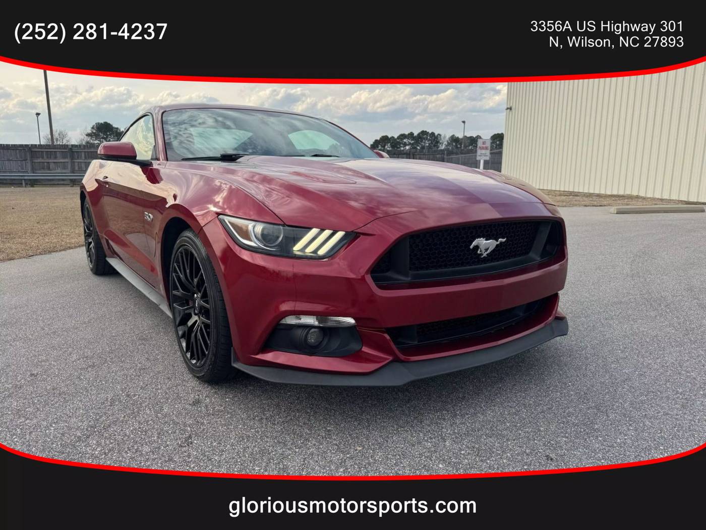 2016 Ford Mustang GT — Coupe — 63,453 mi — Wilson, NC