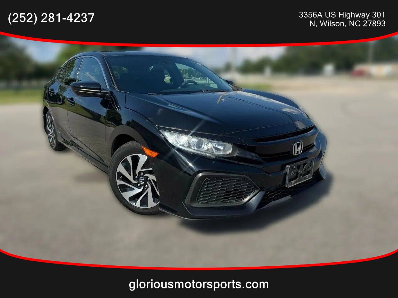 2018 Honda Civic LX — Hatchback — 134,145 mi — Wilson, NC