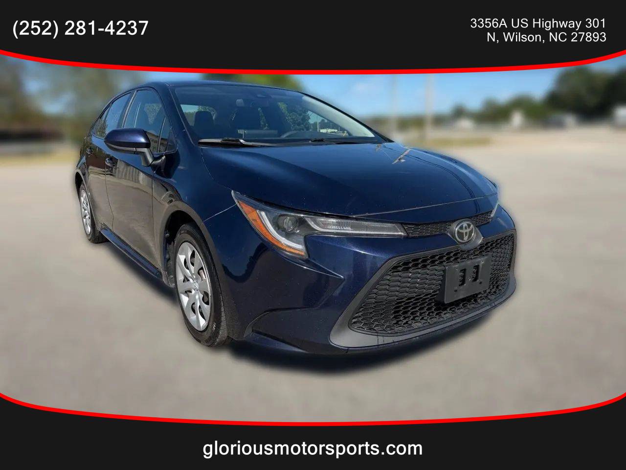 2020 Toyota Corolla LE — Sedan — 139,562 mi — Wilson, NC