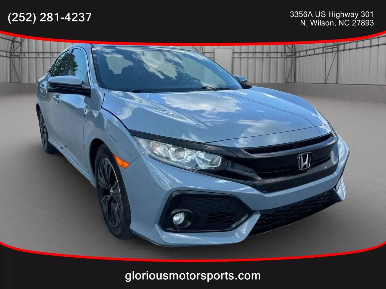 2018 Honda Civic EX — Hatchback — 86,854 mi — Wilson, NC
