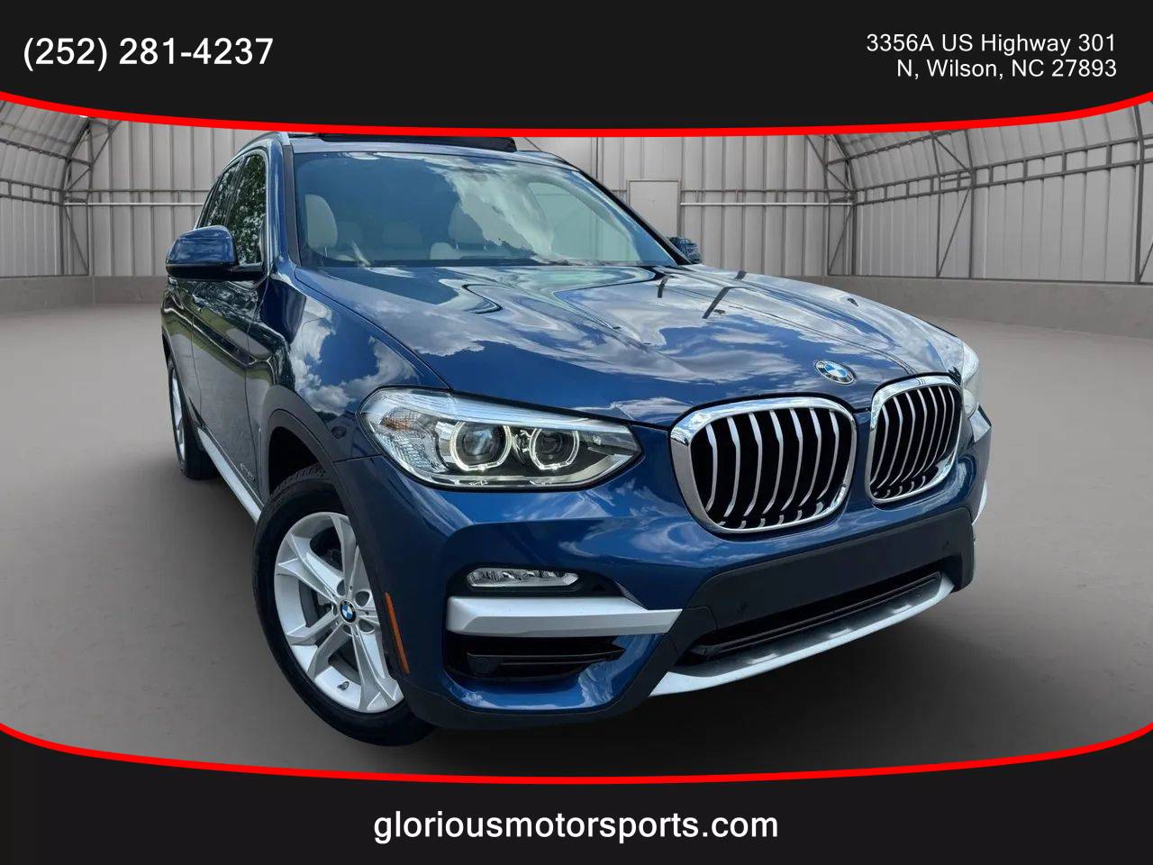 2018 BMW X3 30i — SUV — 109,026 mi — Wilson, NC