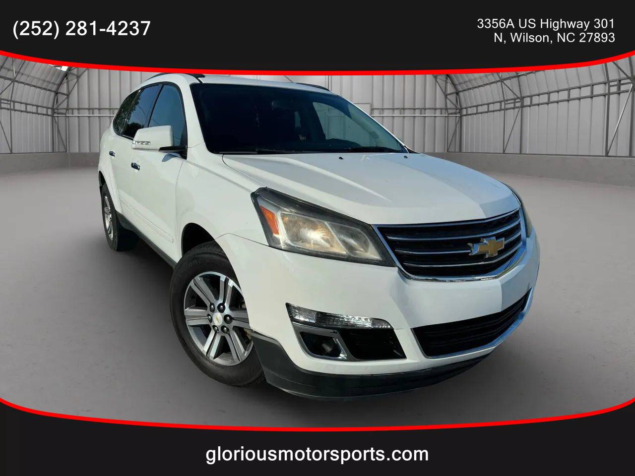 2016 Chevrolet Traverse LT — SUV — 99,395 mi — Wilson, NC