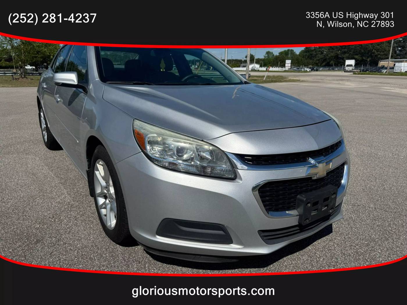 2015 Chevrolet Malibu LT — Sedan — 110,854 mi — Wilson, NC