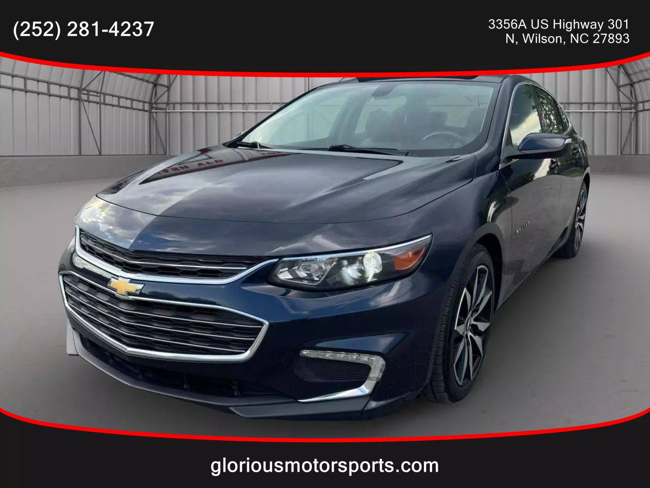 2016 Chevrolet Malibu LT — Sedan — 144,571 mi — Wilson, NC