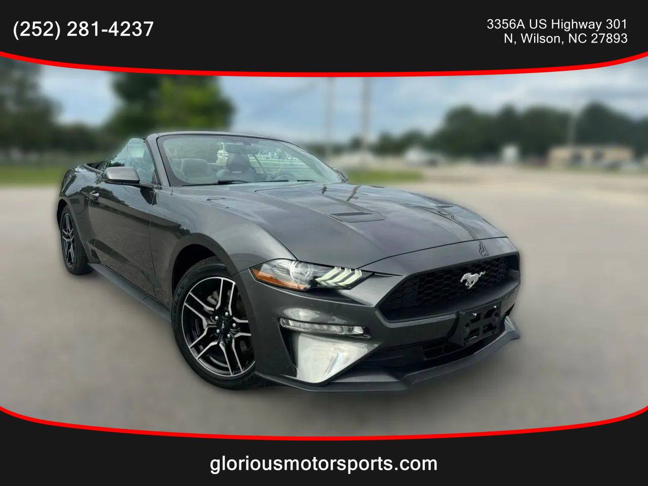 2020 Ford Mustang EcoBoost Premium — Convertible — 76,269 mi — Wilson, NC
