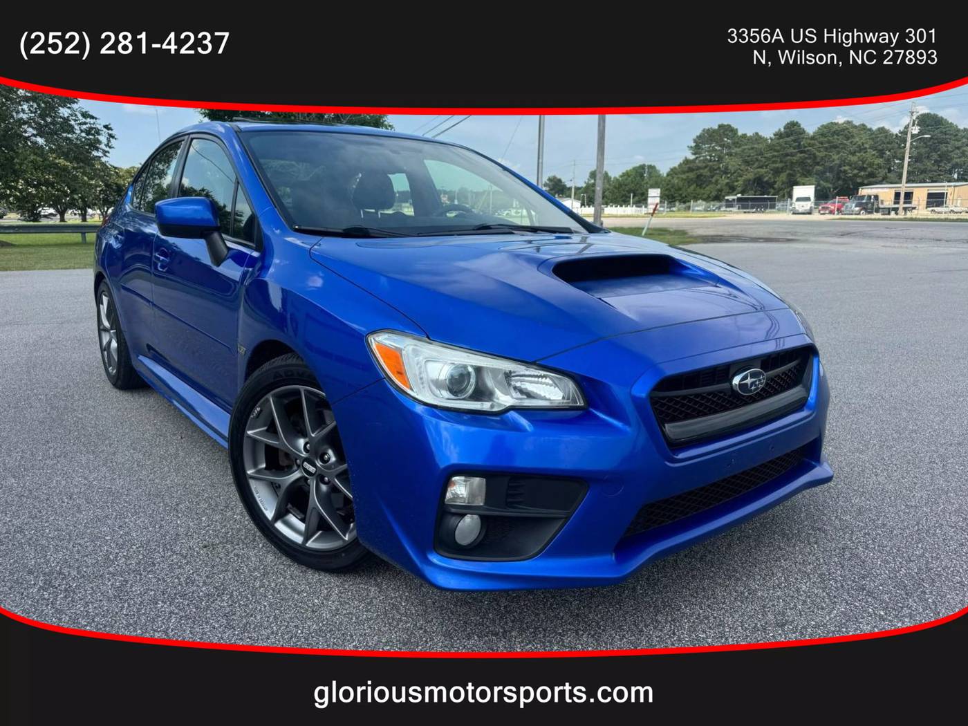 2015 Subaru WRX Premium — Sedan — 137,556 mi — Wilson, NC