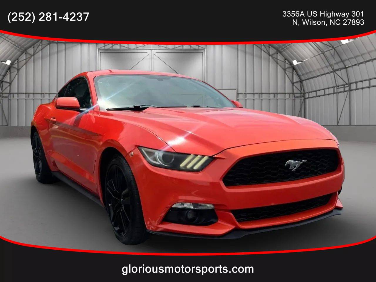 2016 Ford Mustang EcoBoost — Coupe — 141,626 mi — Wilson, NC