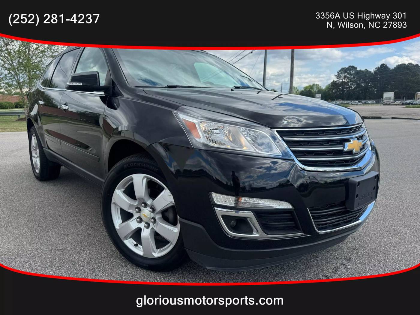 2017 Chevrolet Traverse LT — SUV — 129,746 mi — Wilson, NC